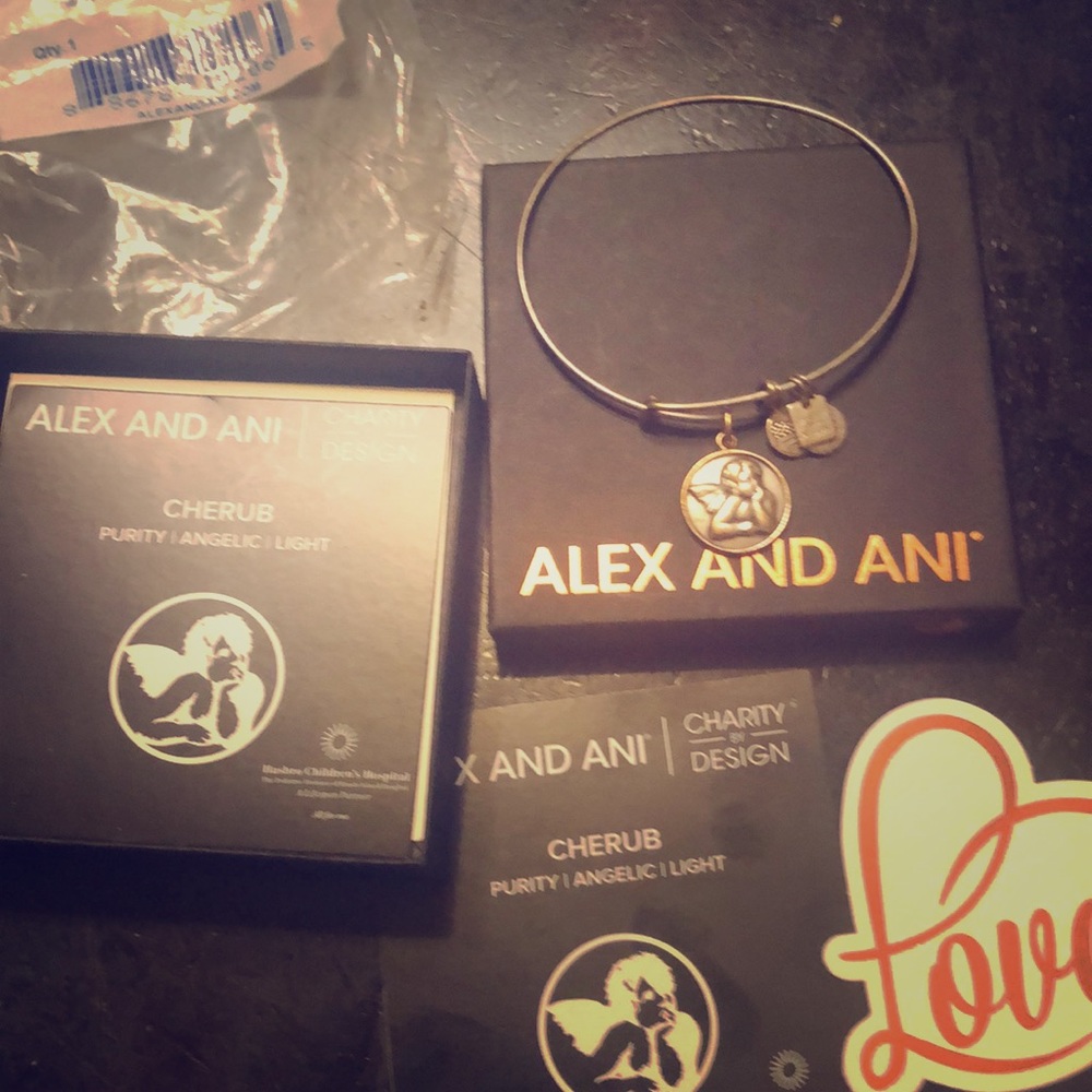 Alex and Ani silver bracelet